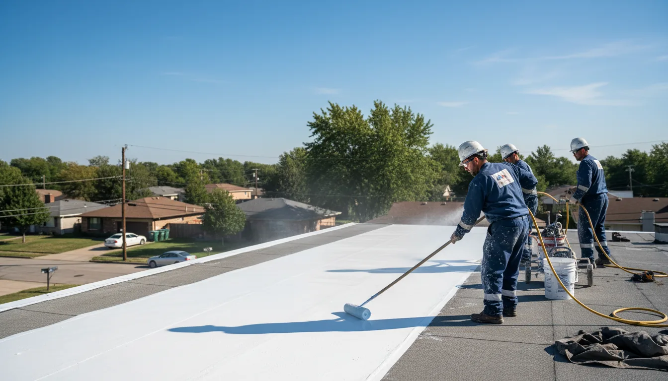 Commercial roof coating in Huntington Woods, MI near me